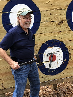 David scores a bulls-eye.